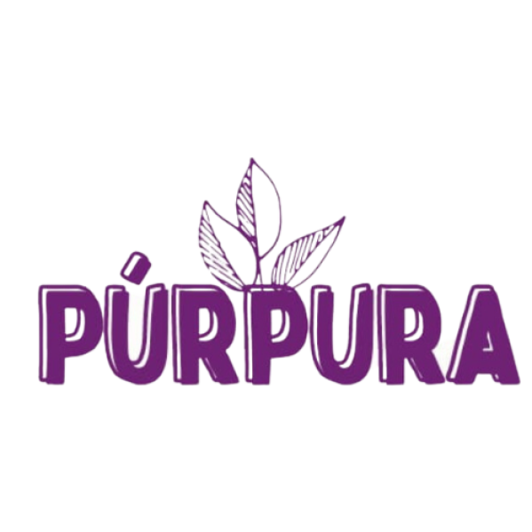 Púrpura Vivero Senderos Ecológicos [Tamaño original] (Logotipo)